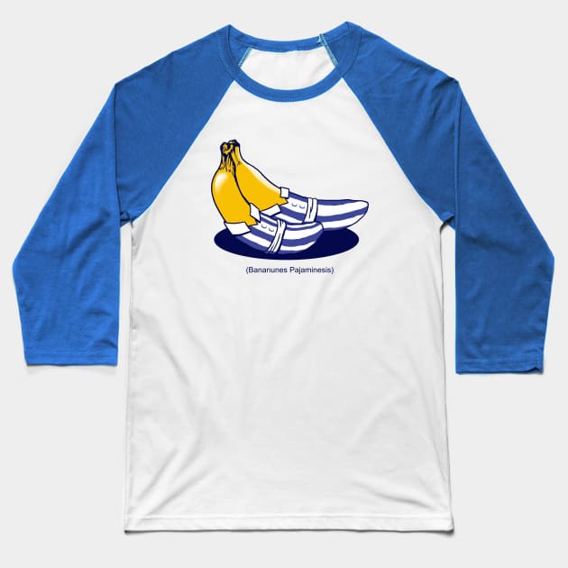 Bananunes Pajaminesis Baseball T-Shirt by Vincent Trinidad Art